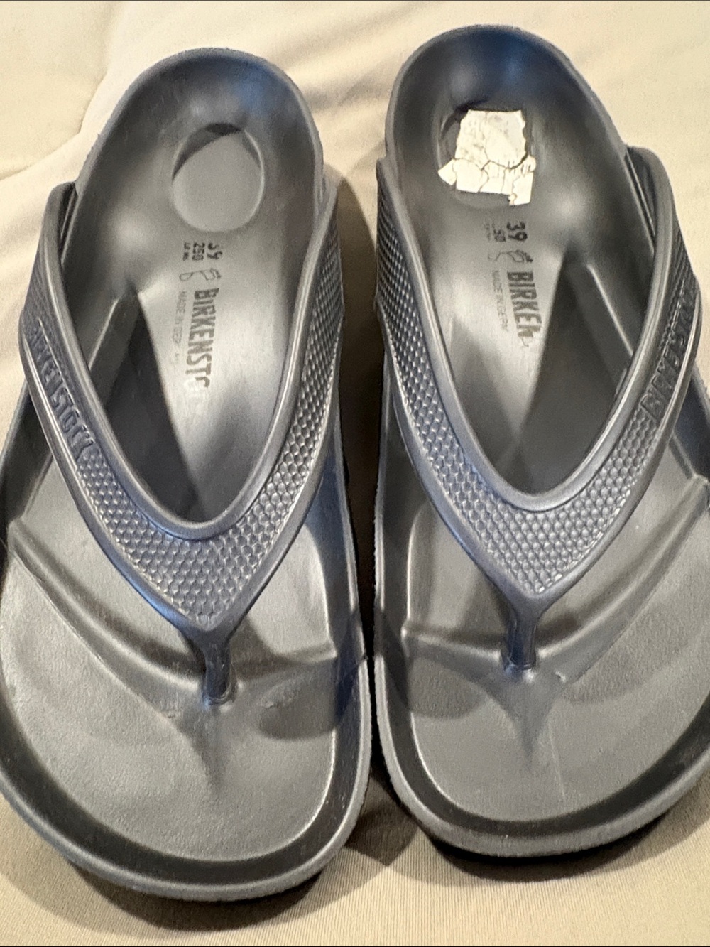 Birkenstock Black EVA Thong Sandals